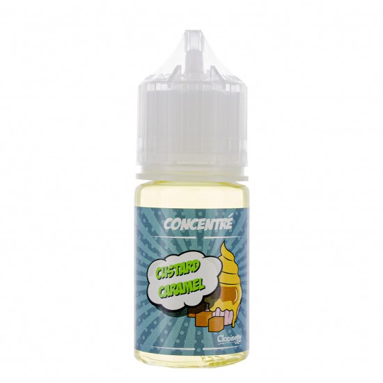 CONCENTRE CUSTARD CARAMEL CLOPINETTE 30ML