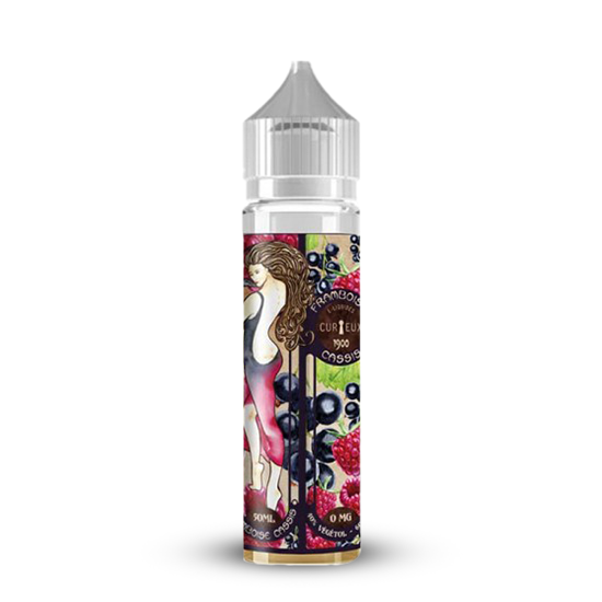 FRAMBOISE CASSIS 0MG 50ML CURIEUX