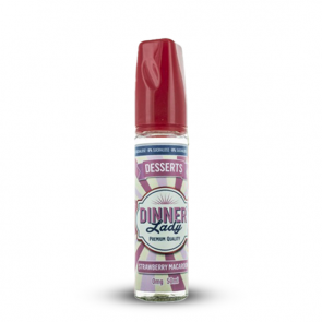 STRAWBERRY MACAROON 0MG 50ML DINNER LADY