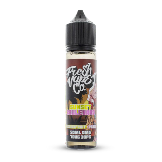 SUNSET BOULEVARD 0MG 50ML FRESH VAPE CO