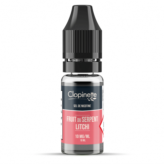 FRUIT DU SERPENT LITCHI SEL DE NICOTINE 10ML CLOPINETTE