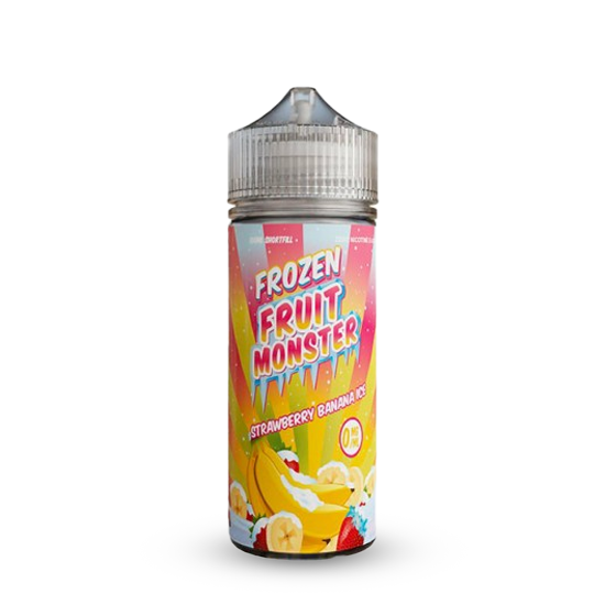 STRAWBERRY BANANA ICE 0MG 100ML FROZEN FRUIT MONSTER