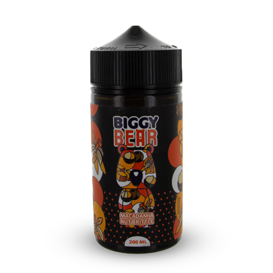 MACADAMIA NUT BRITTLE 200ML BIGGY BEAR