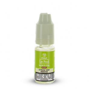 CITRON VERT MENTHE SEL DE NICOTINE 10ML LE POD PULP