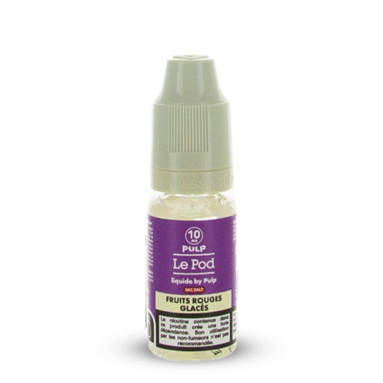 FRUITS ROUGES GLACÉS SEL DE NICOTINE 10ML LE POD PULP