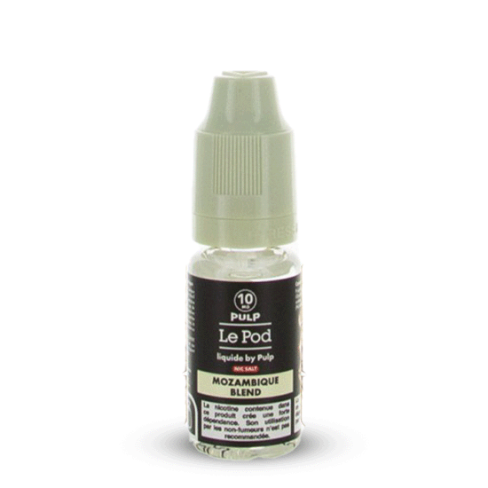 MOZAMBIQUE BLEND SEL DE NICOTINE 10ML LE POD PULP