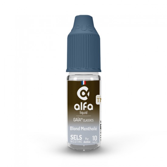 BLOND MENTHOLE GAIA CLASSICS SEL DE NICOTINE 10ML ALFALIQUID
