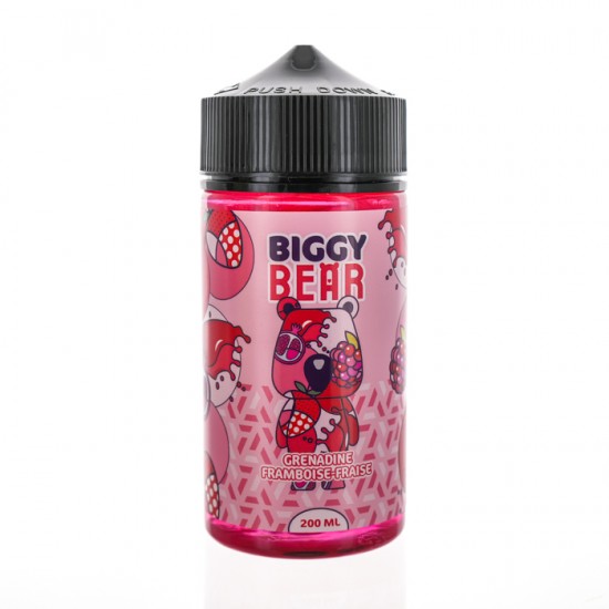 GRENADINE FRAMBOISE FRAISE 200ML BIGGY BEAR #