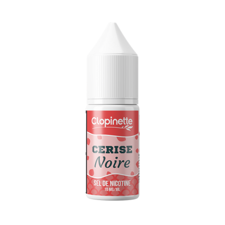 CERISE NOIRE SEL DE NICOTINE 10ML CLOPINETTE