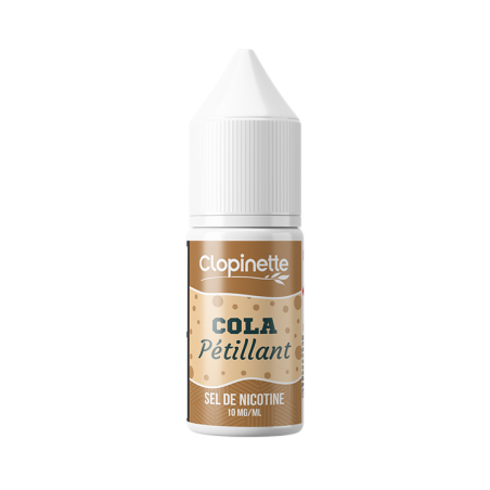COLA PETILLANT SEL DE NICOTINE 10ML CLOPINETTE